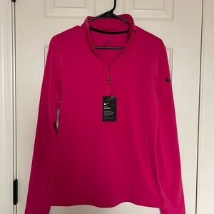 Nike Women's Fuchsia Long Sleeve Sweatshirt